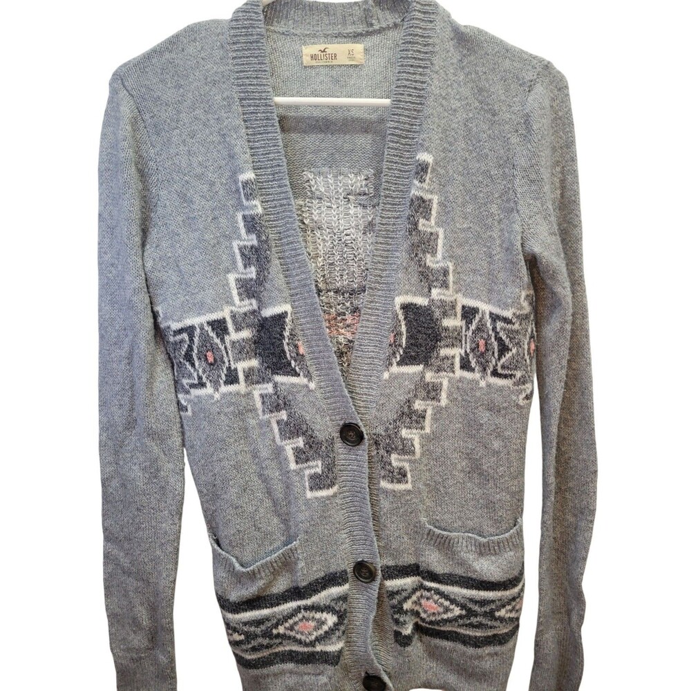 Hollister Womans Size XS Soft Knit Cardigan Lightweight‎